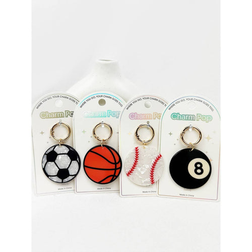 Sports Key Charm - Assorted