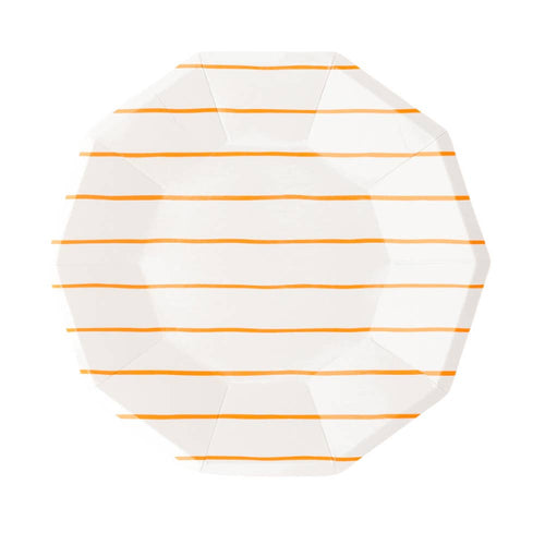 Frenchie Striped Small Plates - 8 Ct.