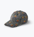 Pumpkin Gingham Baseball Cap