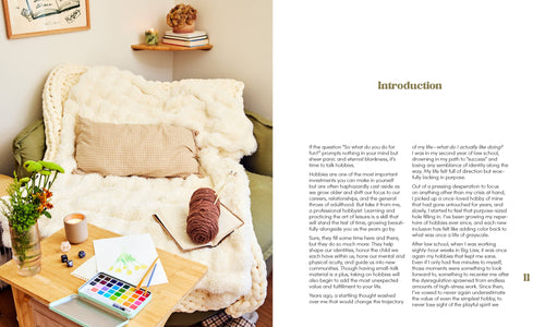 Cozy Hobbies Hardcover Book