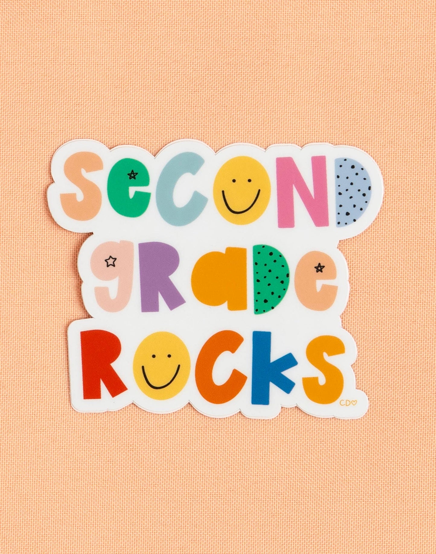 Second Grade Rocks Sticker