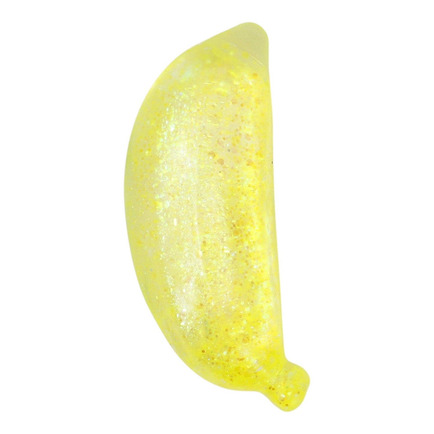 Glitter Banana Squishy Toy