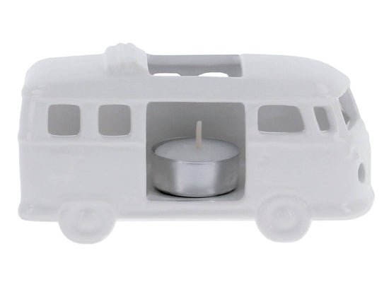 Load image into Gallery viewer, VW T1 BUS TEALIGHT HOLDER CERAMIC (SCALE 1:28)  - WHITE
