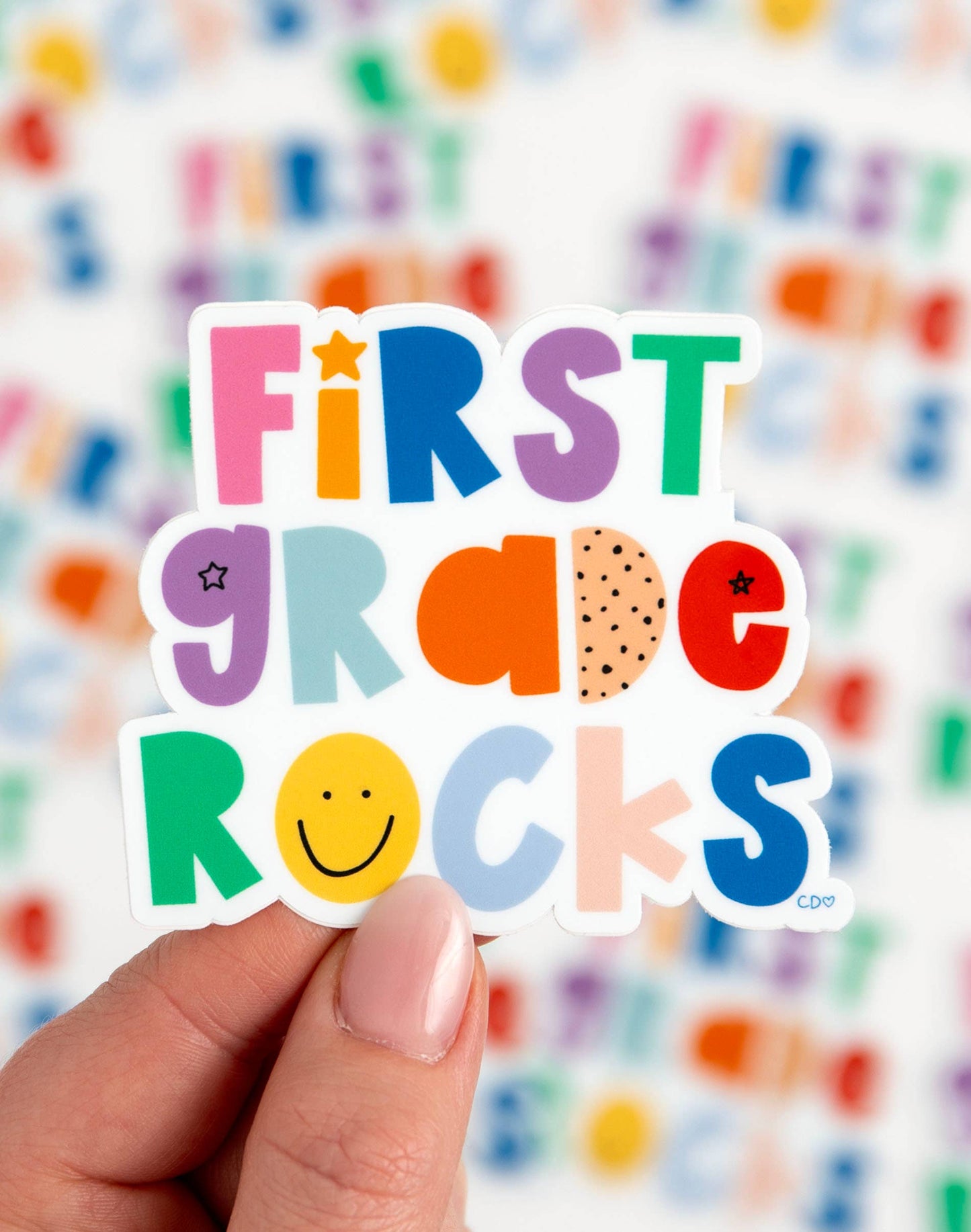First Grade Rocks Sticker