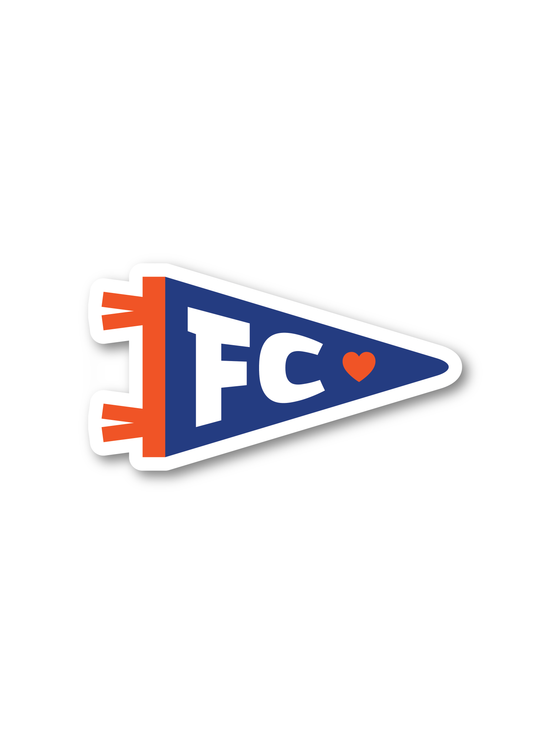 FC | Cincinnati Soccer Pennant Sticker