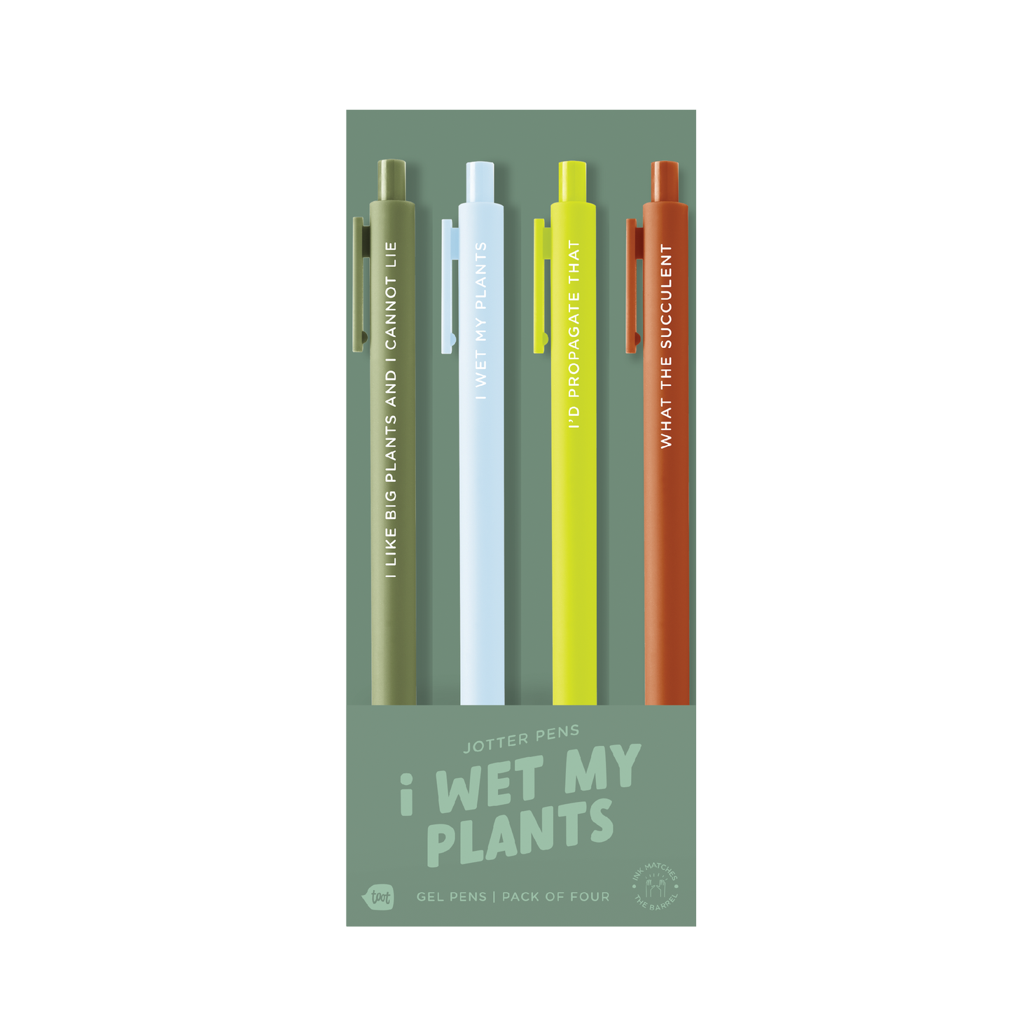 Jotter Sets - 4 Pack - I Wet My Plants