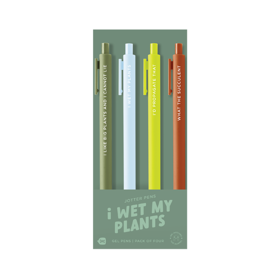 Jotter Sets - 4 Pack - I Wet My Plants
