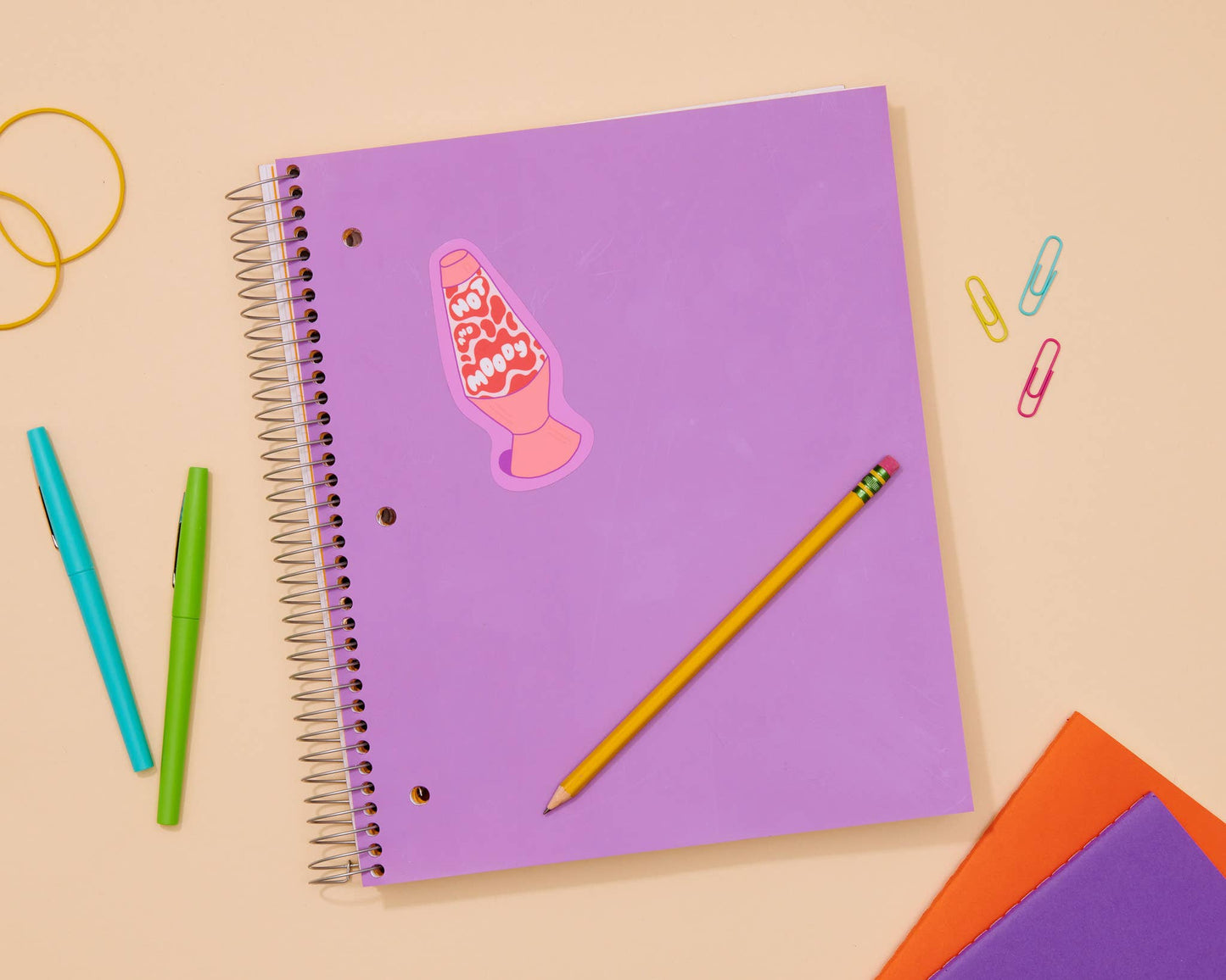 Hot and Moody Lava Lamp Vinyl Sticker