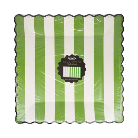 Wicked Striped Plate Set