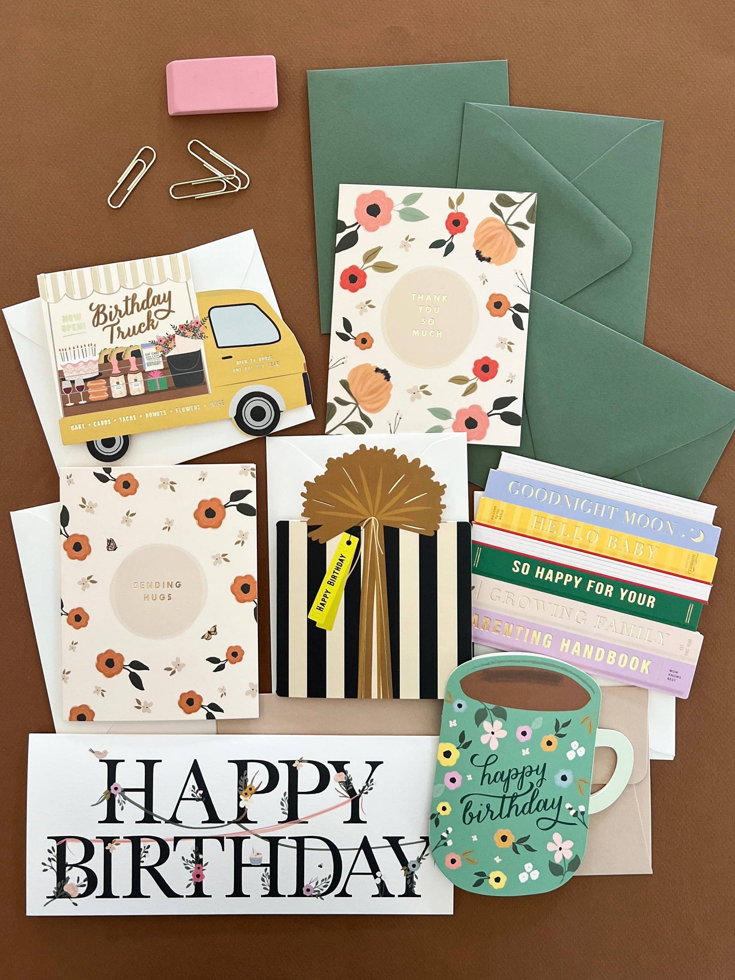 Baby Books Die-cut Card