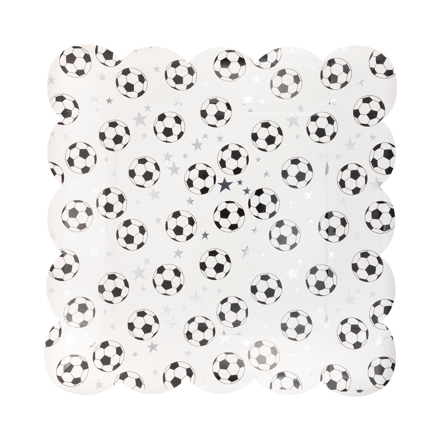 Scattered Soccer Plates