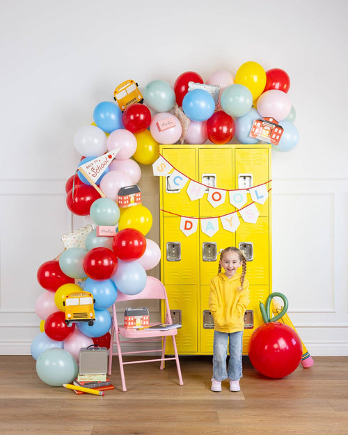 Scattered Alphabet Paper Plates