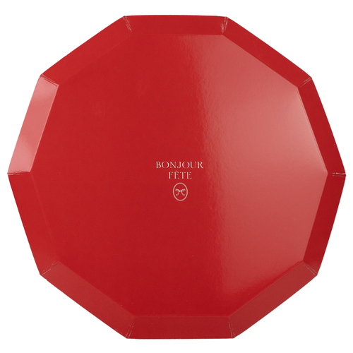 Cherry Red Premium Dinner Plates - 8 ct.