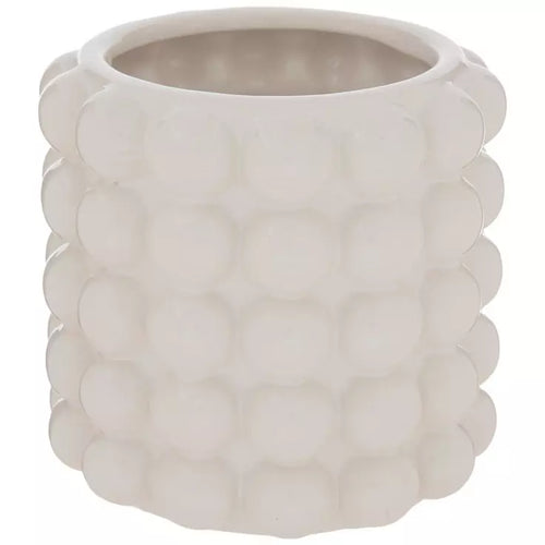 White Bubble Planter Pot