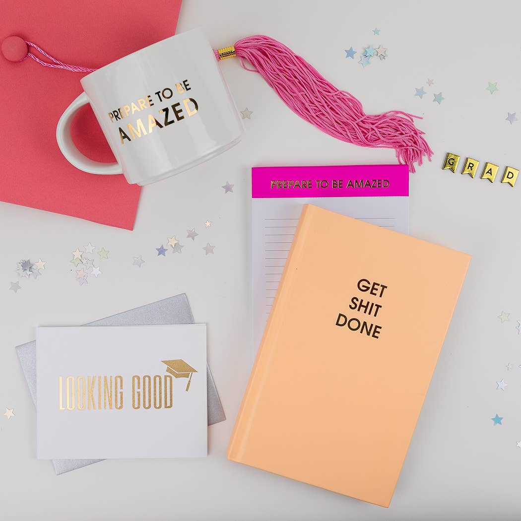 Prepare to Be Amazed - Lined Notepad - Bright Purple Magenta