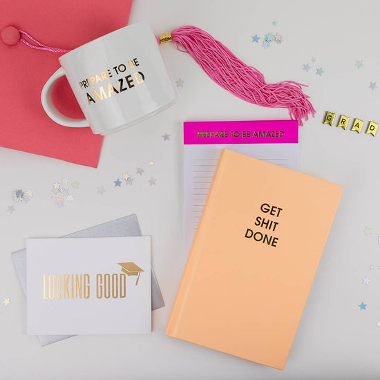 Prepare to Be Amazed - Lined Notepad - Bright Purple Magenta