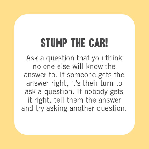On-the-Go Amusements: 50 Cool Things to Do in the Car