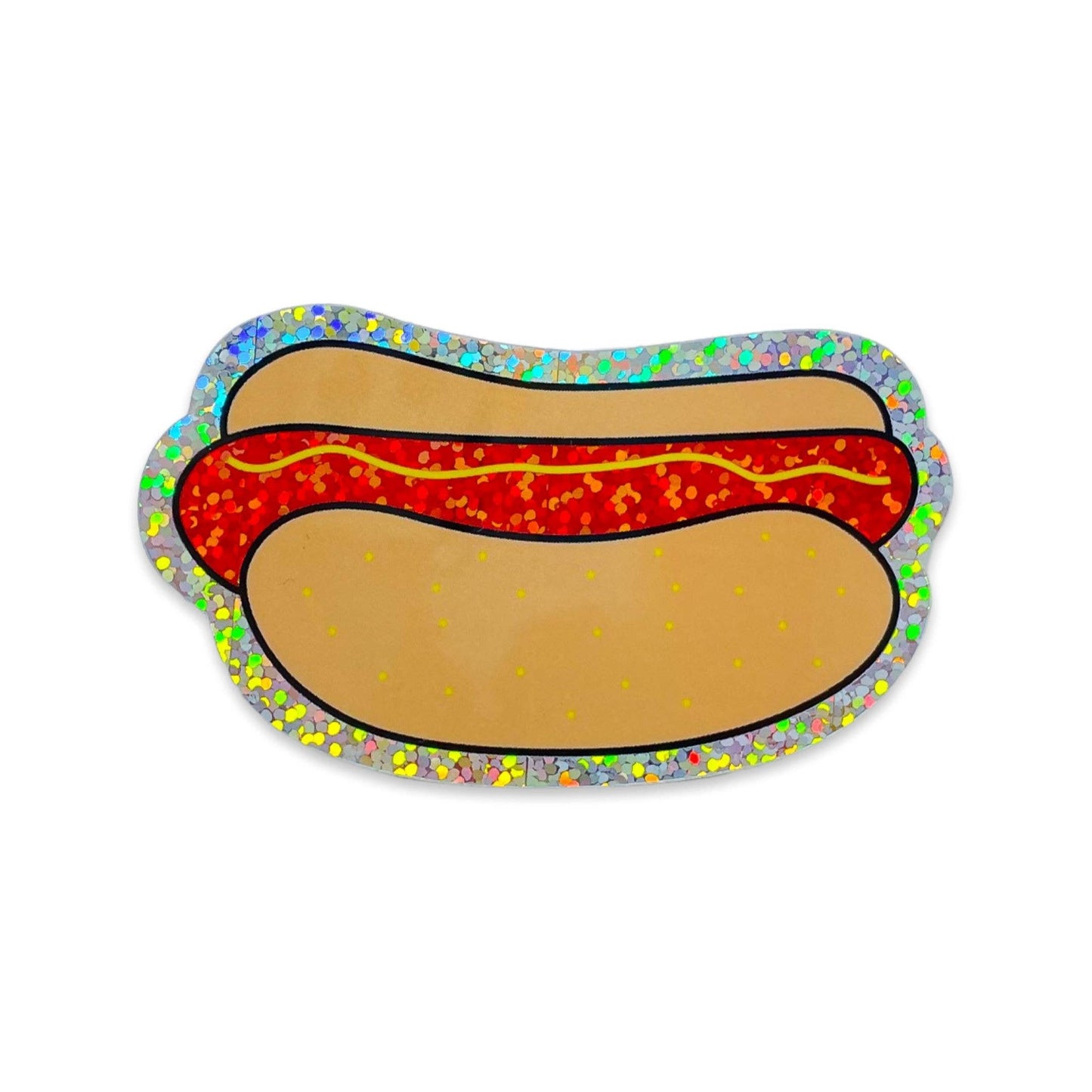 Hotch Sticker Glitter Hot Dog Sticker – RunningonBlooms