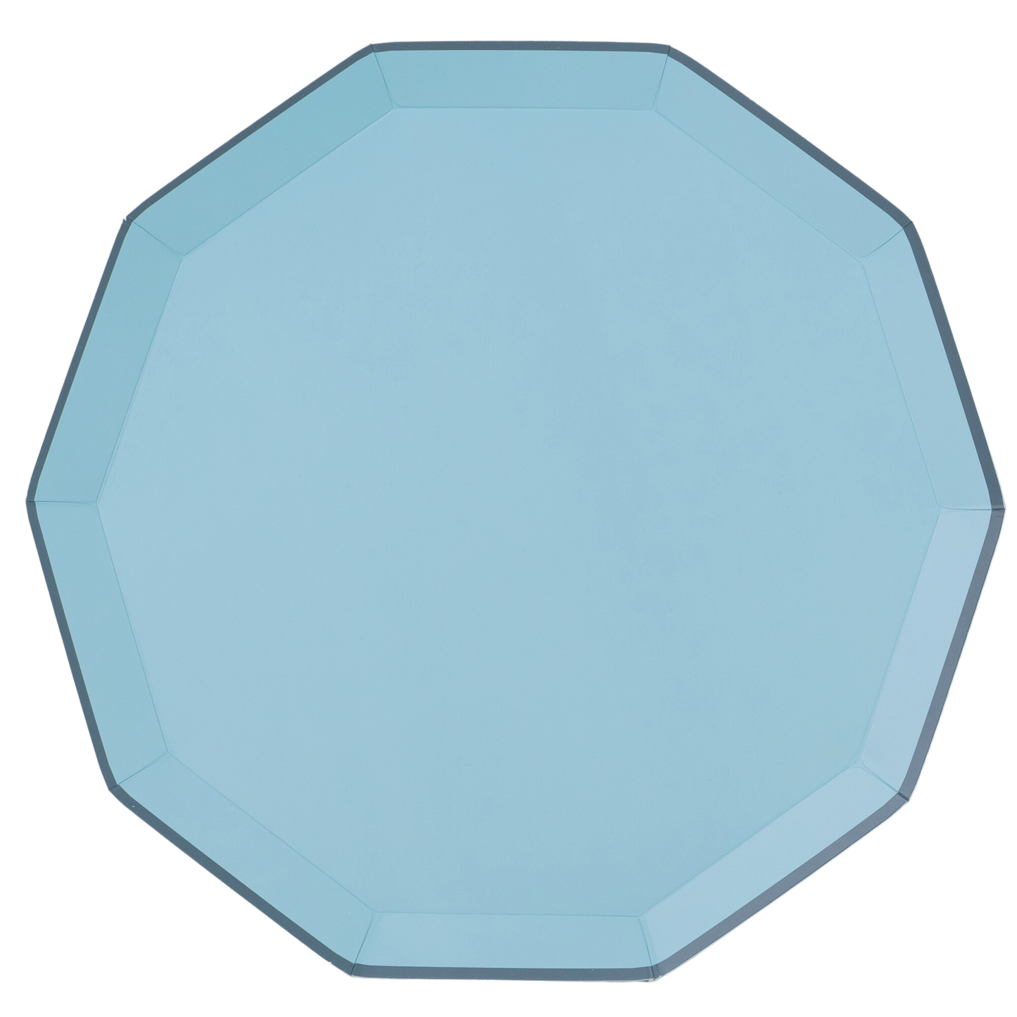 Sky Blue Premium Dinner Plates - 8 ct.