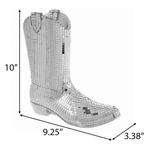Disco Cowboy Boot Decor