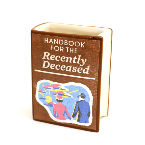 Beetlejuice Vase - Handbook for the Recently Deceased