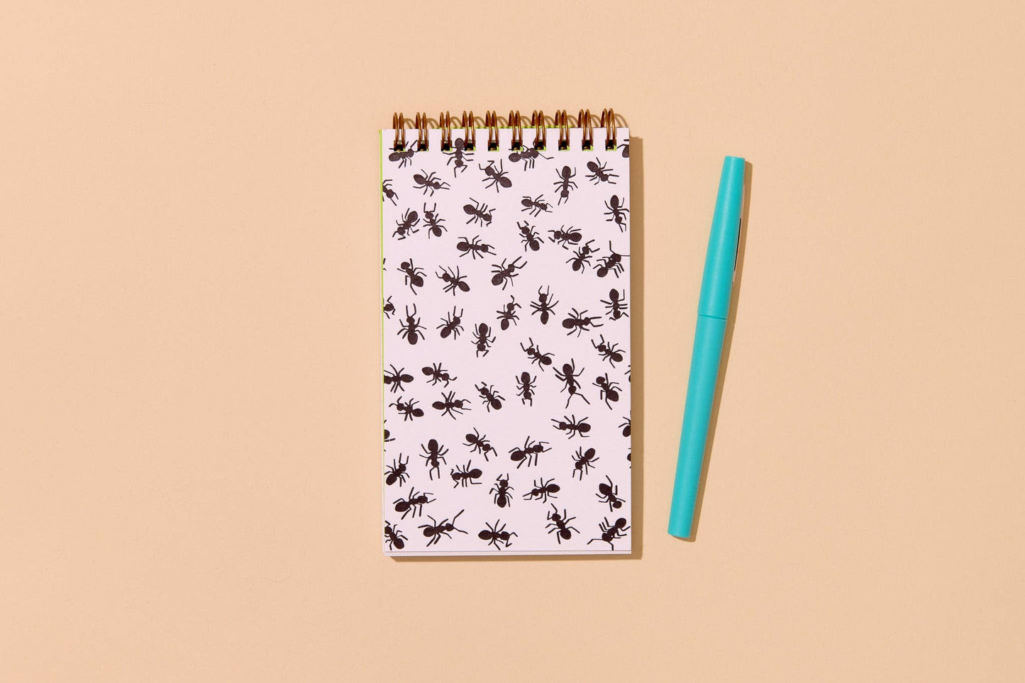 Ants Letterpress Pocket Size Spiral Notebook