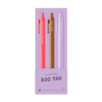 Boo Yah Jotter Pen 3 Pack