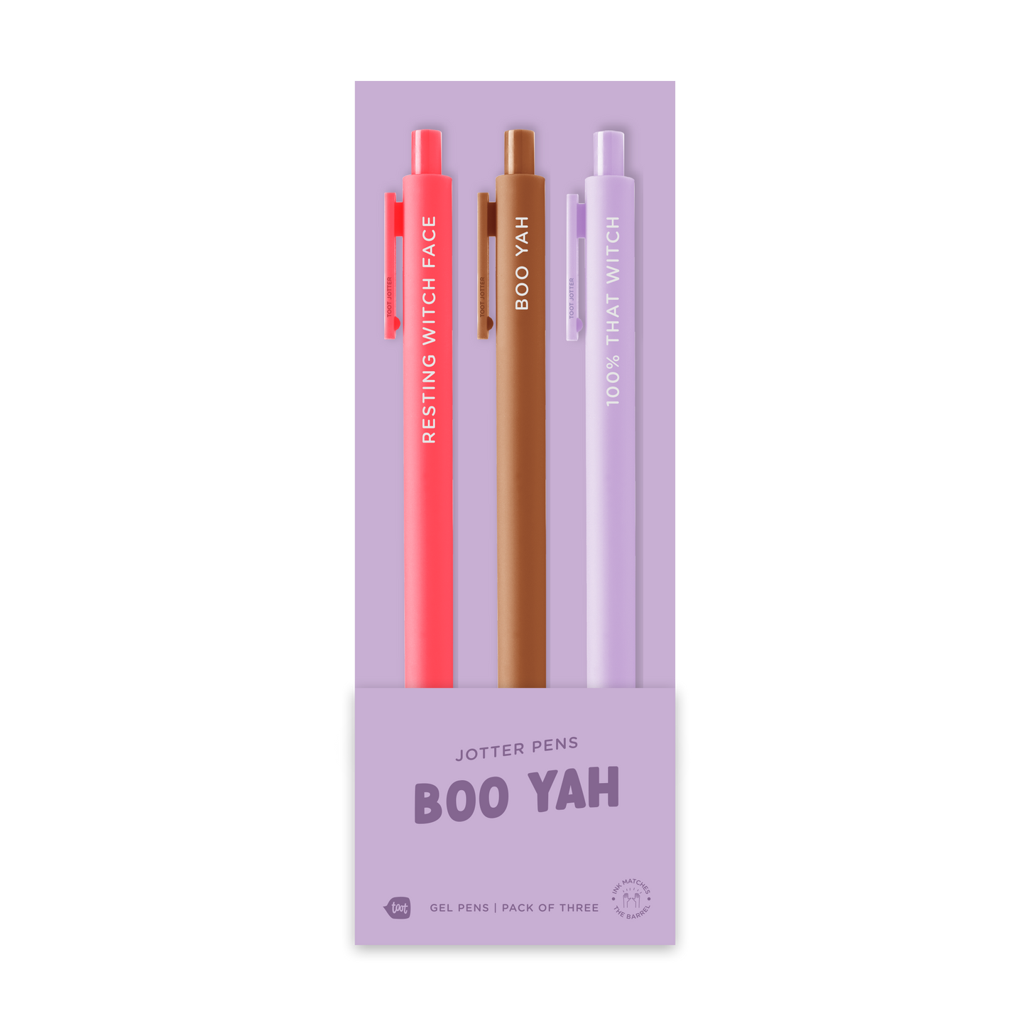 Boo Yah Jotter Pen 3 Pack
