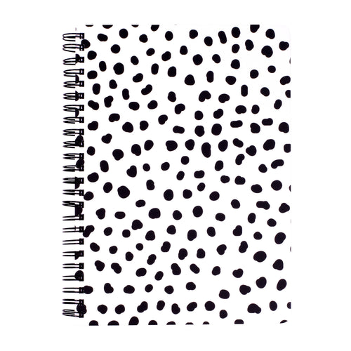 Mini Spiral Notebook - Black Dots