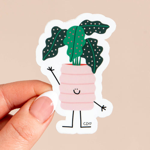 Plant Doodle Friend Sticker
