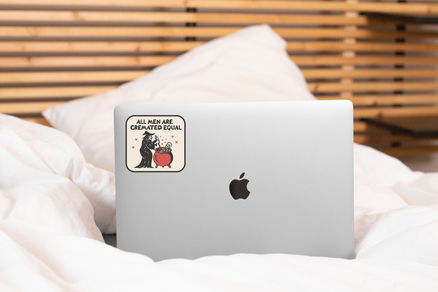All Men are Cremated Equal Sticker