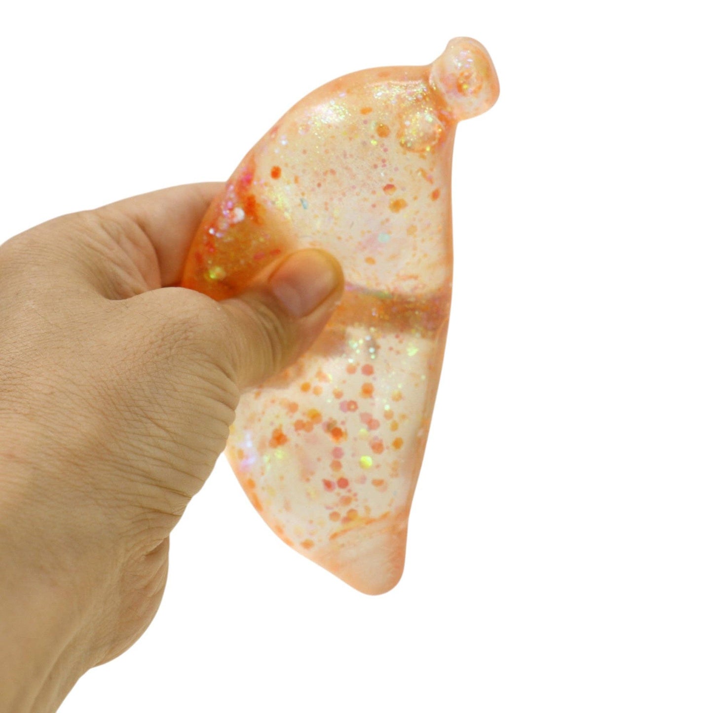 Glitter Banana Squishy Toy