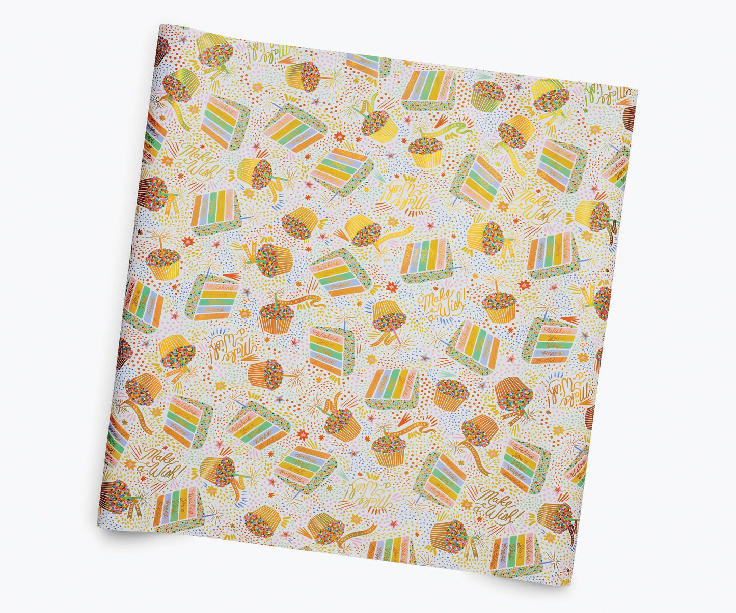 Birthday Cake Wrapping Paper Roll