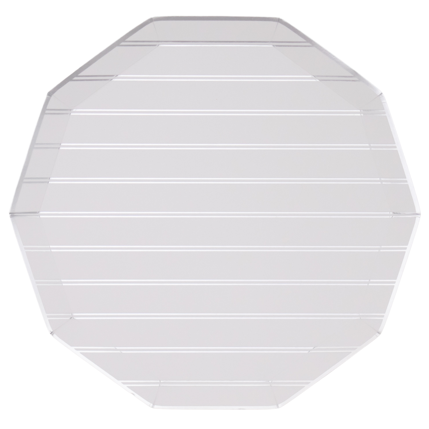 Silver Stripe Premium Dinner Plates - 8 ct.