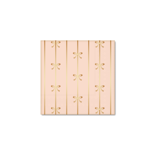 Sweet Peach Bow Napkins