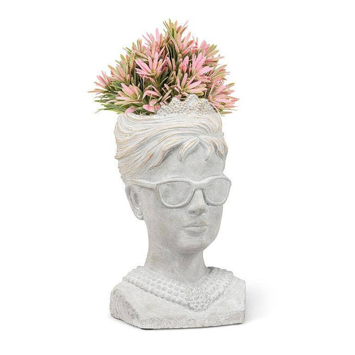 Woman in Sunglasses Planter