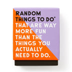 Random Things To Do... Card Box