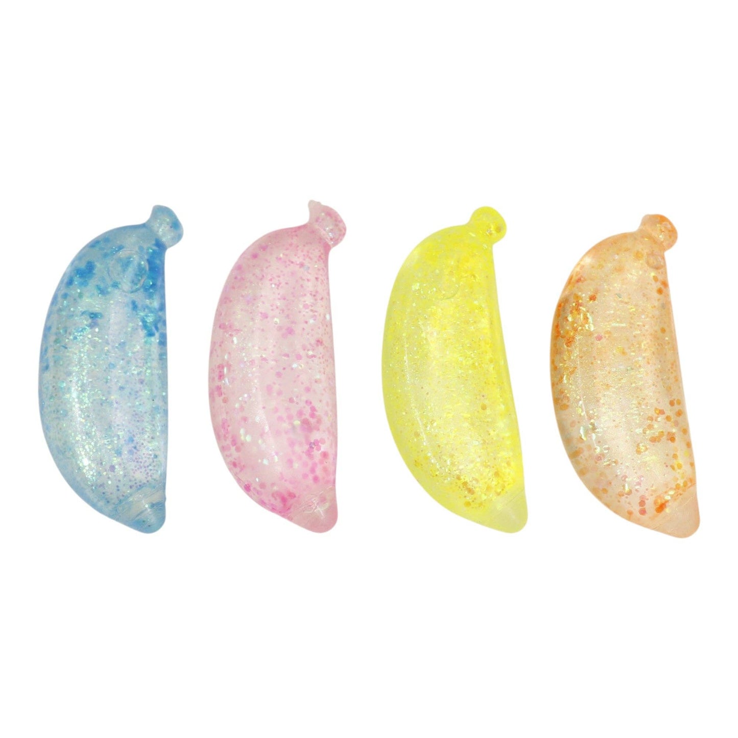 Glitter Banana Squishy Toy