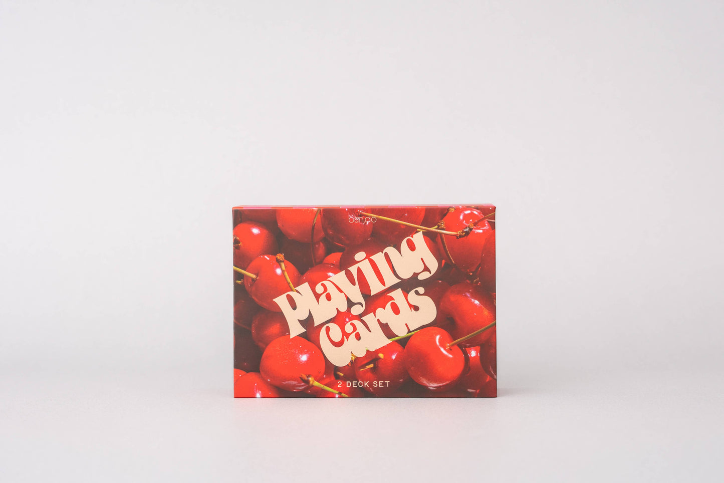 Cherry Stripe Playing Cards