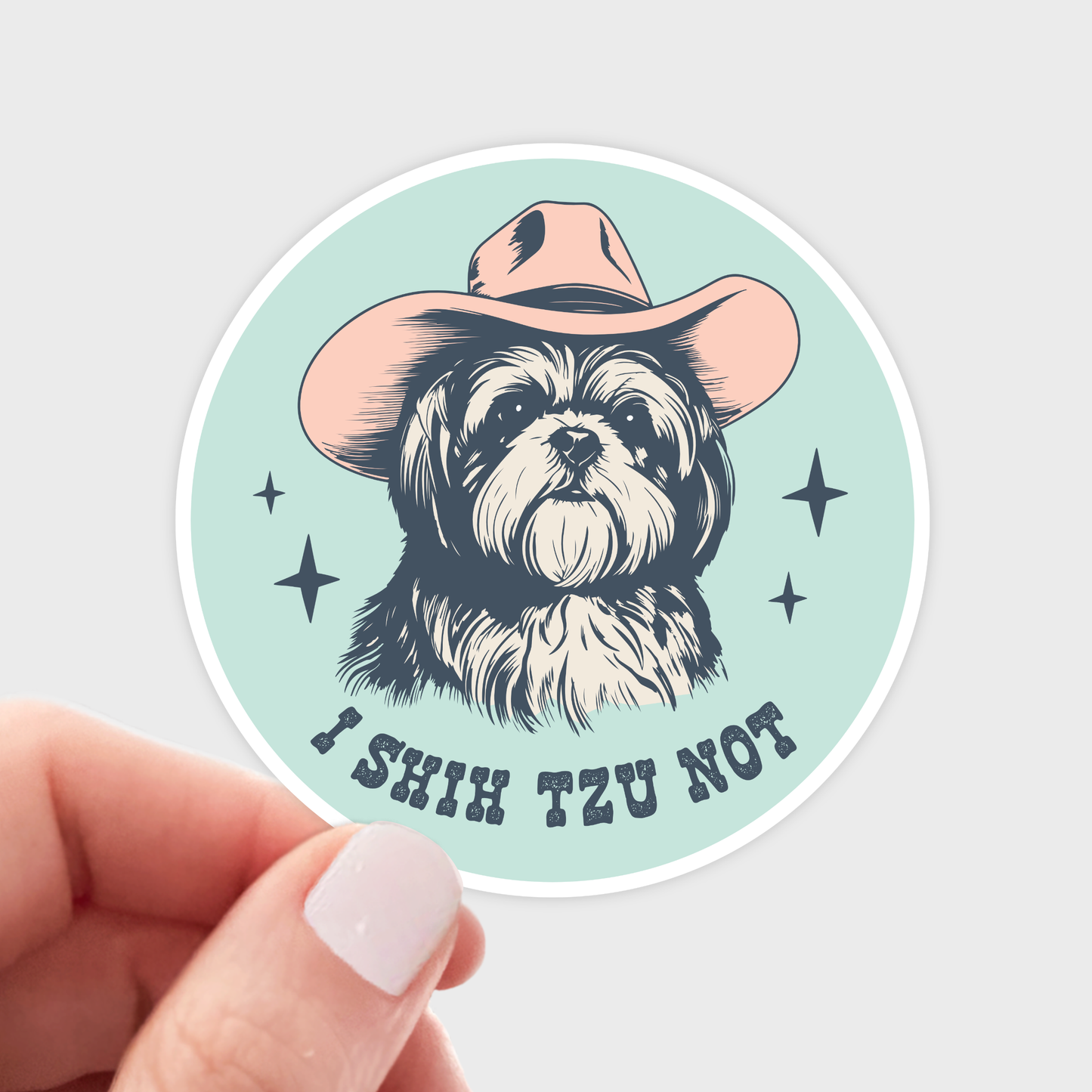 I Shih Tzu Not Sticker