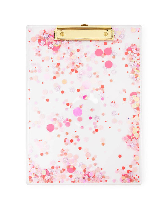 Confetti Clipboard - Pink