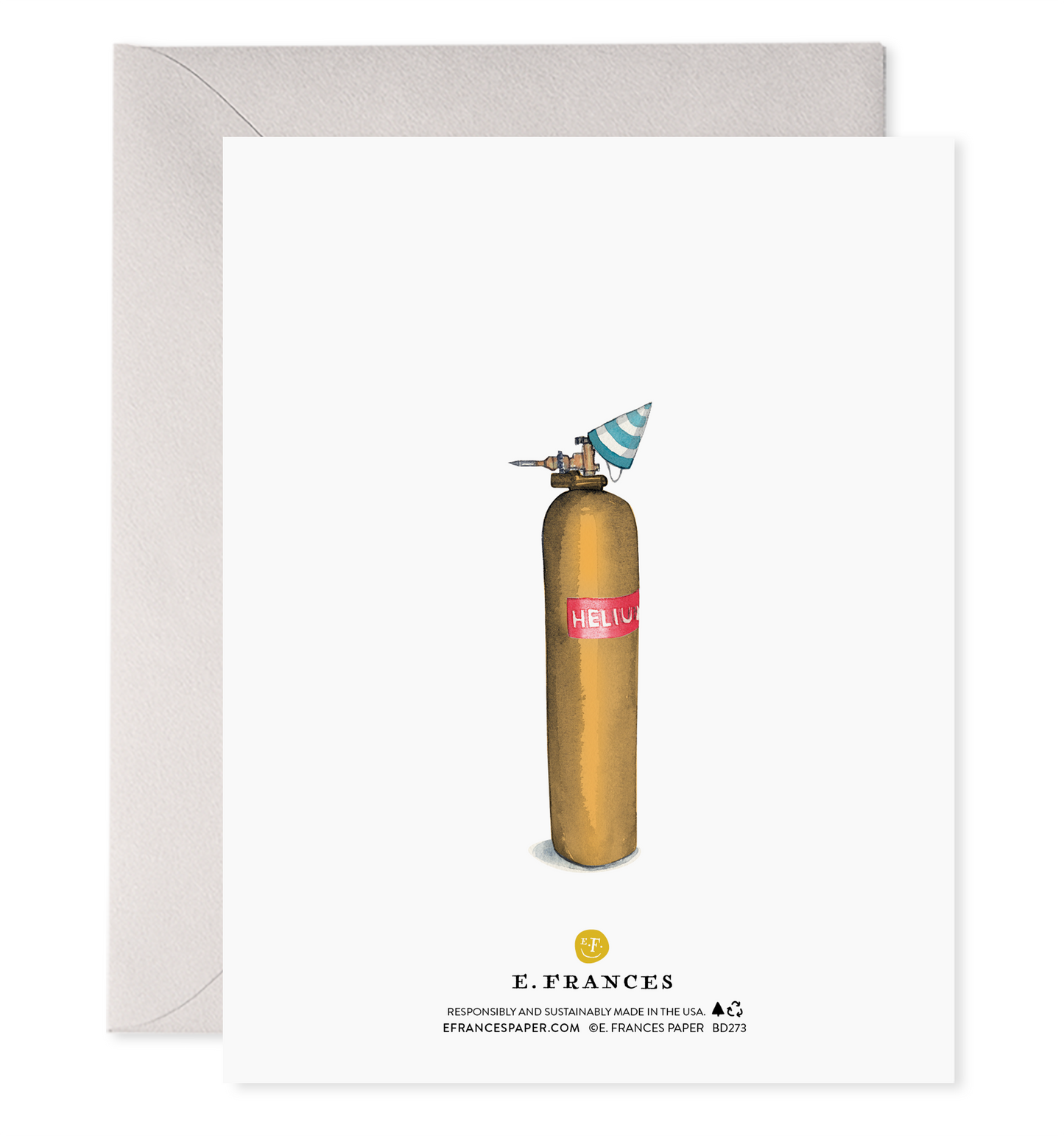 Helium 30 Birthday Card