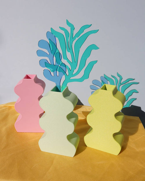 Wiggle Vase - Yellow