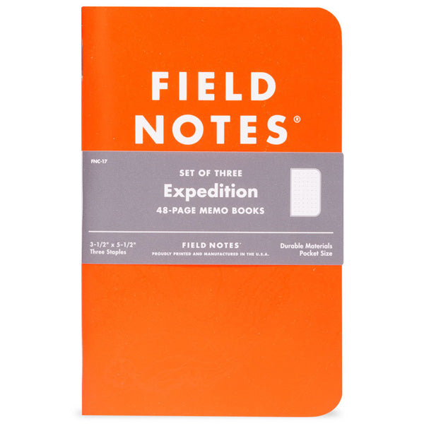 Field Notes Expedition 3-Pack