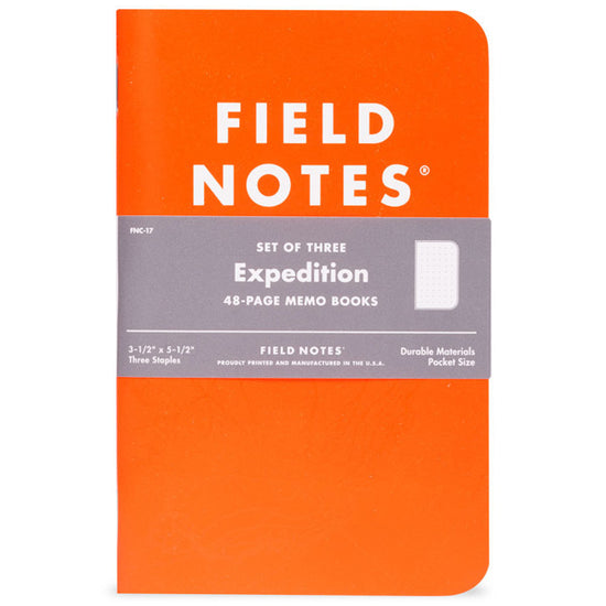 Field Notes Expedition 3-Pack
