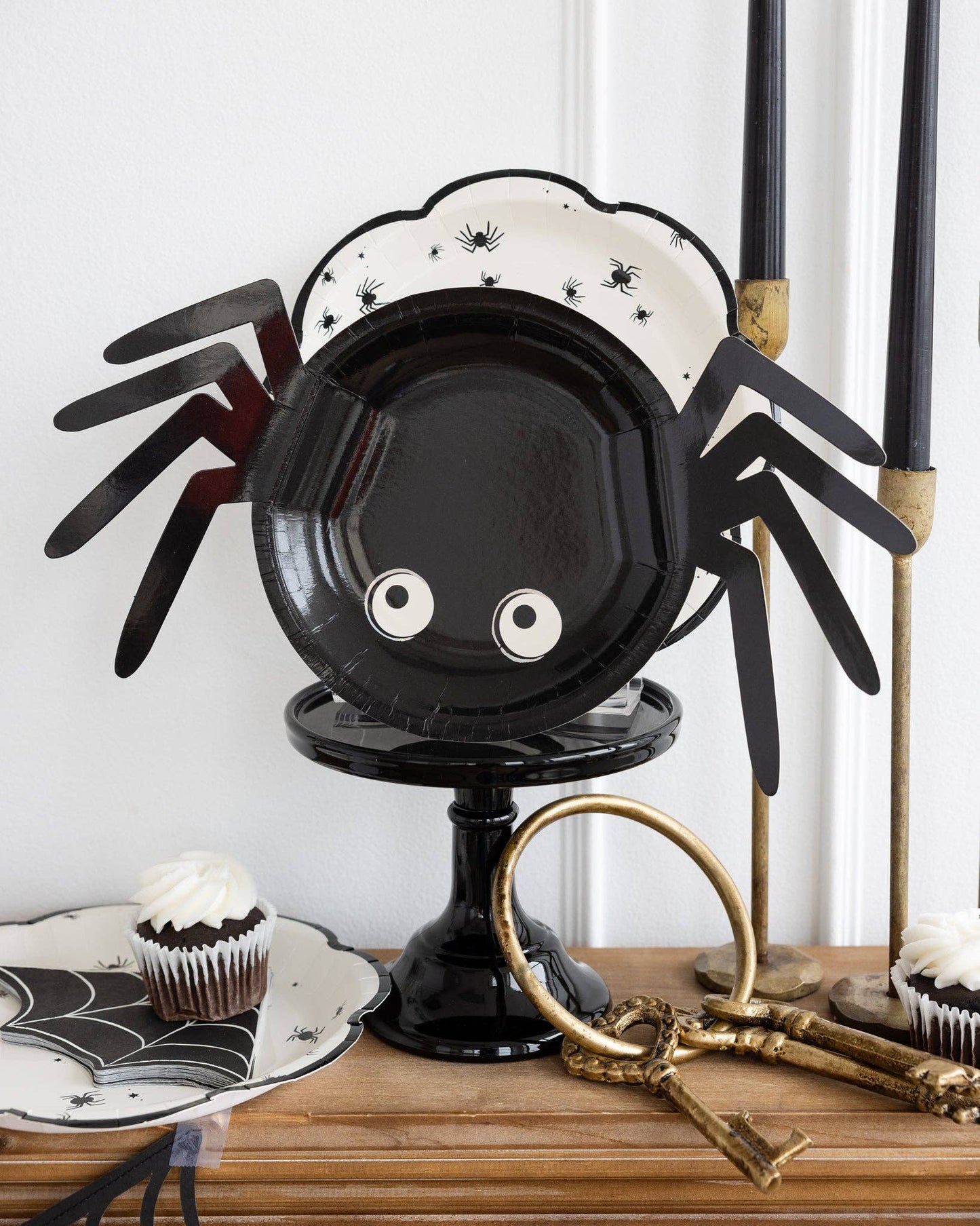 Spider Shaped Paper Plates