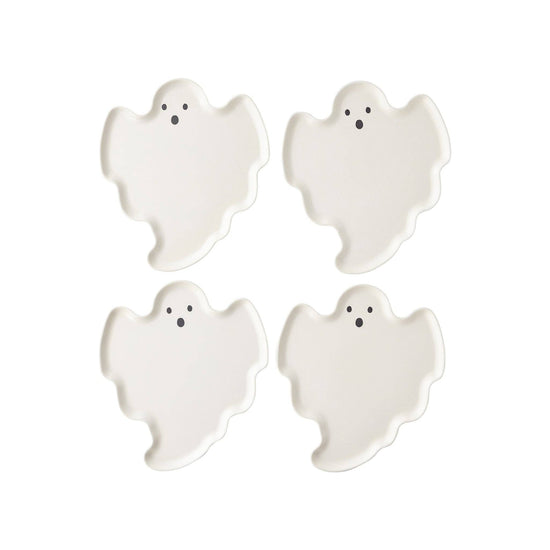 Bamboo Ghost Plates - Set of 4