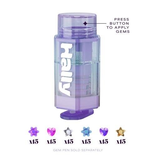 Hally Gem Pen Refill (90 Count): Hearts, Stars & Flowers