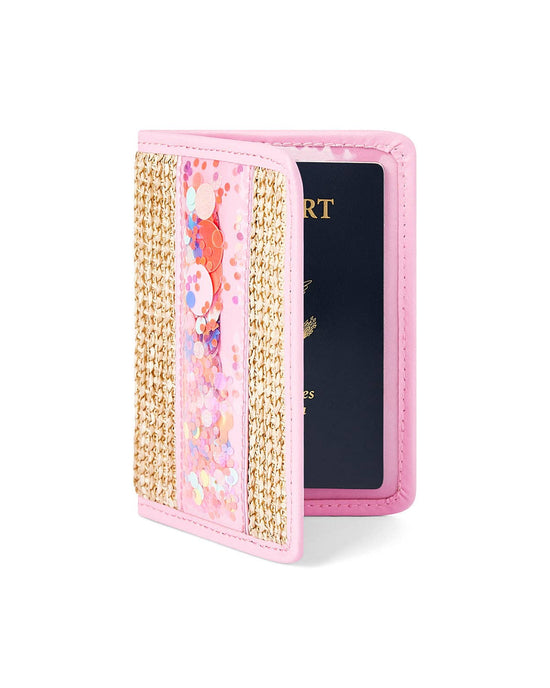 Woven Confetti Passport Holder