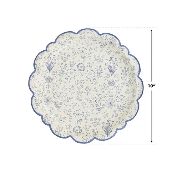 Pembroke Floral 10" Paper Plates